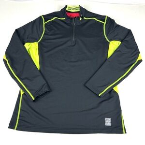 Nike Pro Combat HyperWarm Dri Fit Men’s Sz Large Long Sleeve Fitted Shirt Black